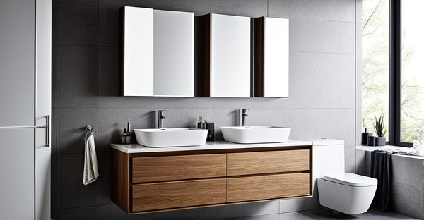 Meuble de salle de bain suspendu : alliez style et praticité